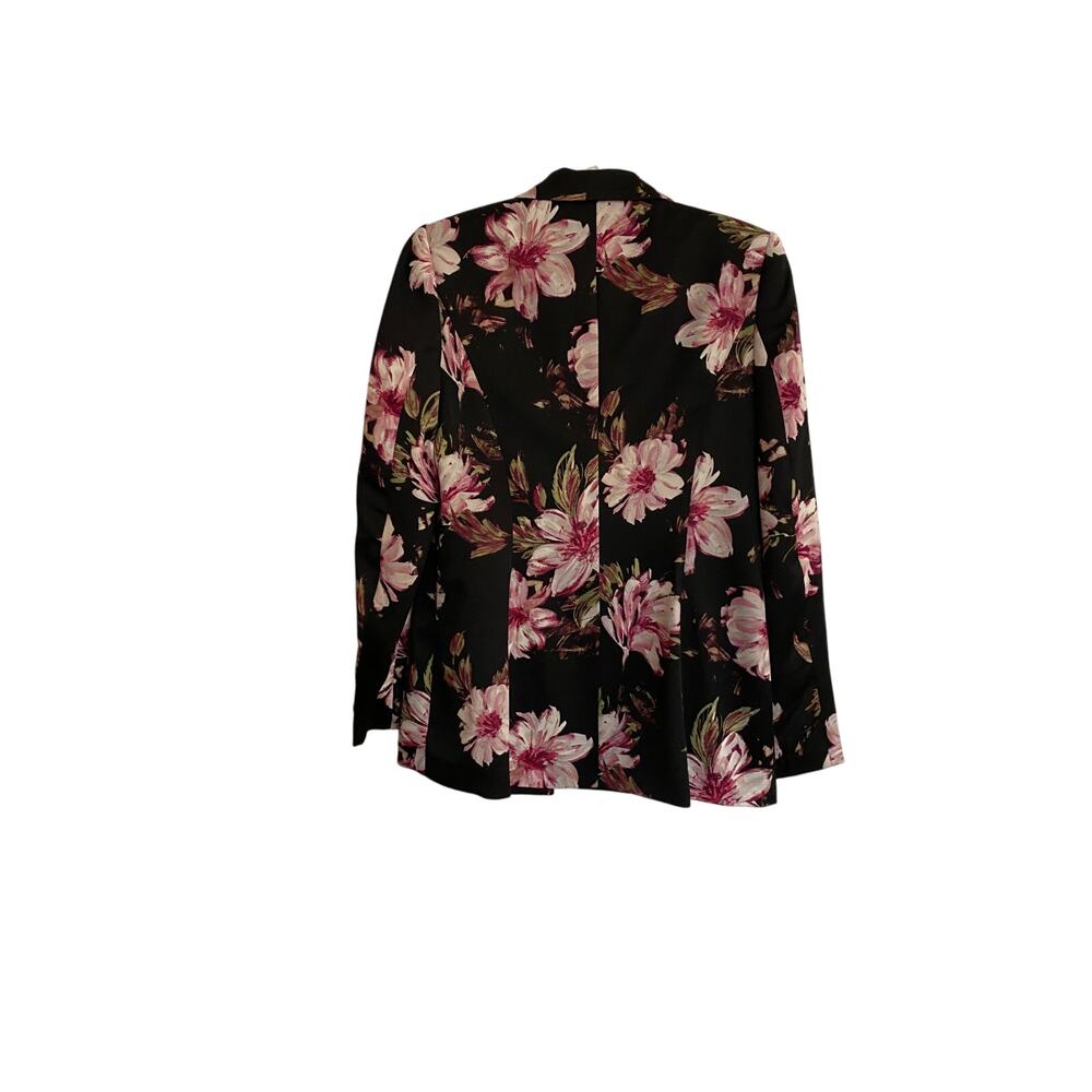Calvin Klein Womens Floral Blazer Jacket Size 6 - Picture 4 of 7